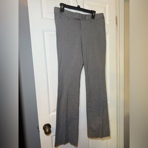 Banana Republic Woman’s Gray Ryan Fit Flare Dress Pants Size 10 Long